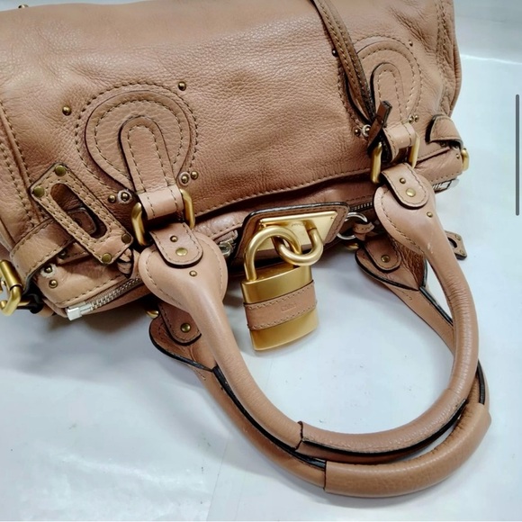 Chloe Paddington Bag - Nut Brown Calfskin - Made in Italy - Check Out Video! - Picture 7 of 14